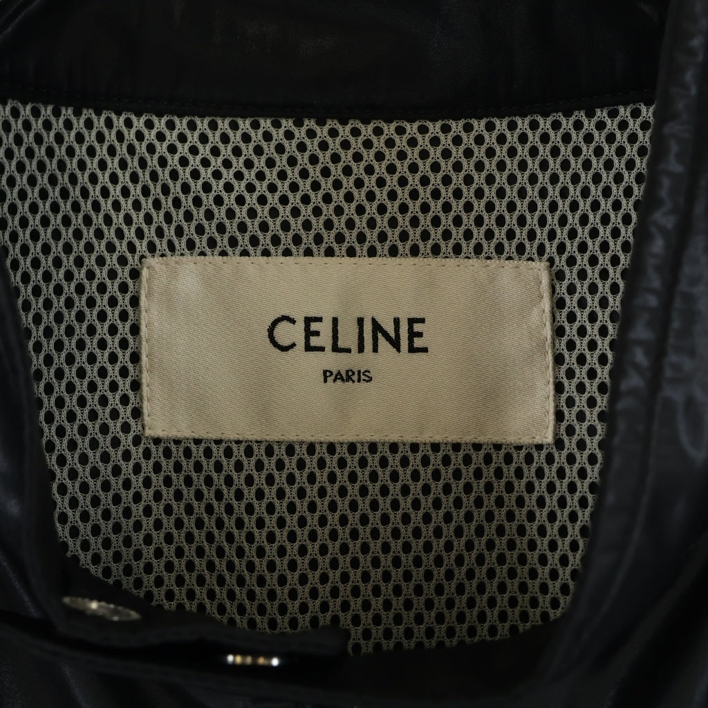 CELINE(セリーヌ) ダッシュスノー ブルゾン ジップアップ 軽量 ナイロンジャケット ブラック 2W94B941V.38OW