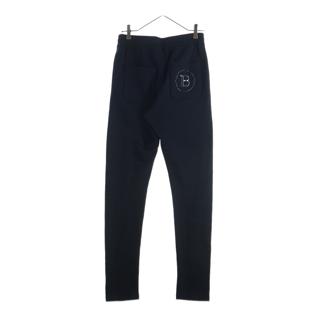BALMAIN(バルマン) ロゴポケット ドローコード スウェットパンツ ブラック 5462I366