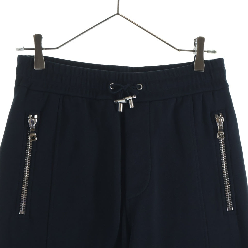 BALMAIN(バルマン) ロゴポケット ドローコード スウェットパンツ ブラック 5462I366