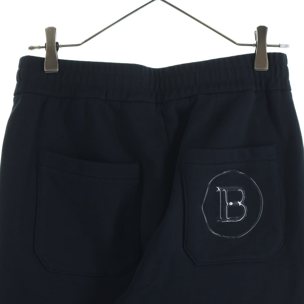 BALMAIN(バルマン) ロゴポケット ドローコード スウェットパンツ ブラック 5462I366
