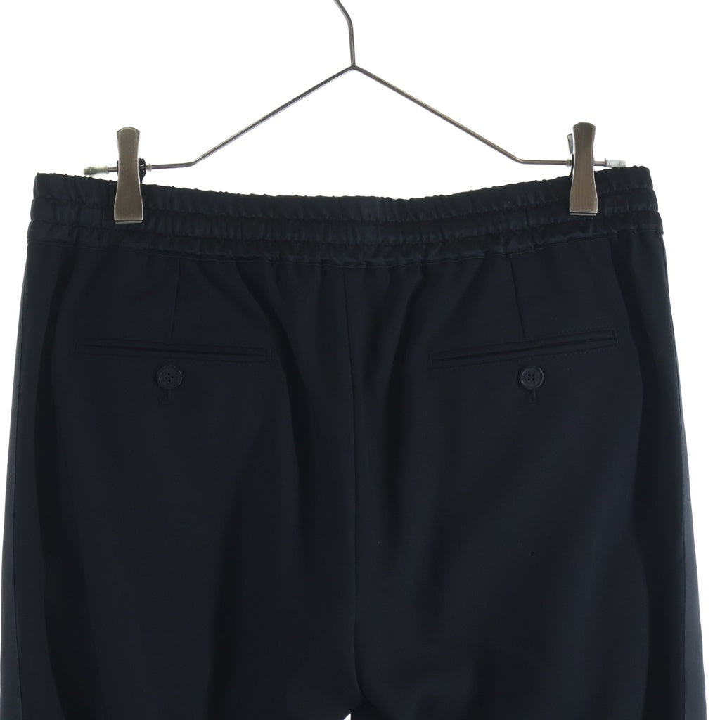BALMAIN(バルマン) 裾ジップ タキシードパンツ ブラック W8H5204T100