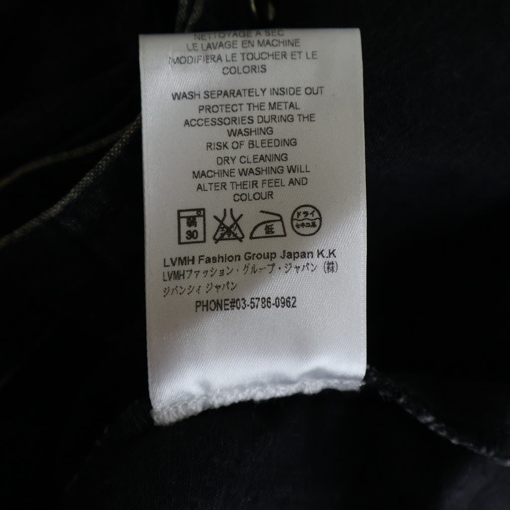 GIVENCHY(ジバンシィ) ウォッシュ加工 スナップボタン ウエスタンデニム 長袖シャツ ブラック BM604G5048