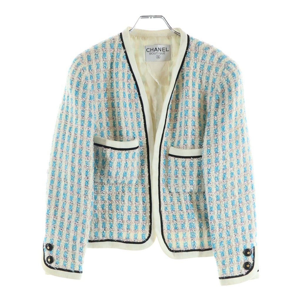 CHANEL(シャネル) 92年製 ヴィンテージ ツイード ココマークボタン