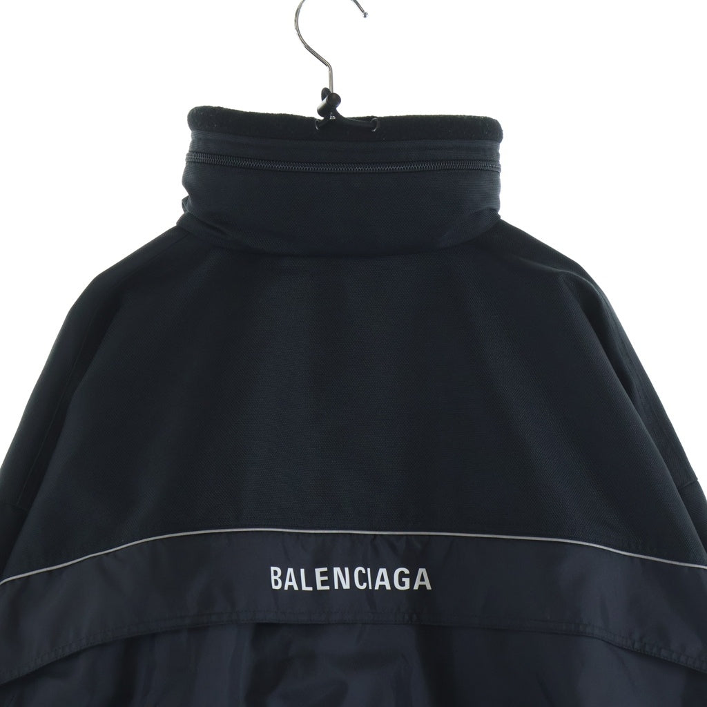 BALENCIAGA(バレンシアガ) 18AW 80s ロゴウインドブレーカージャケット ブラック 533917 TA018