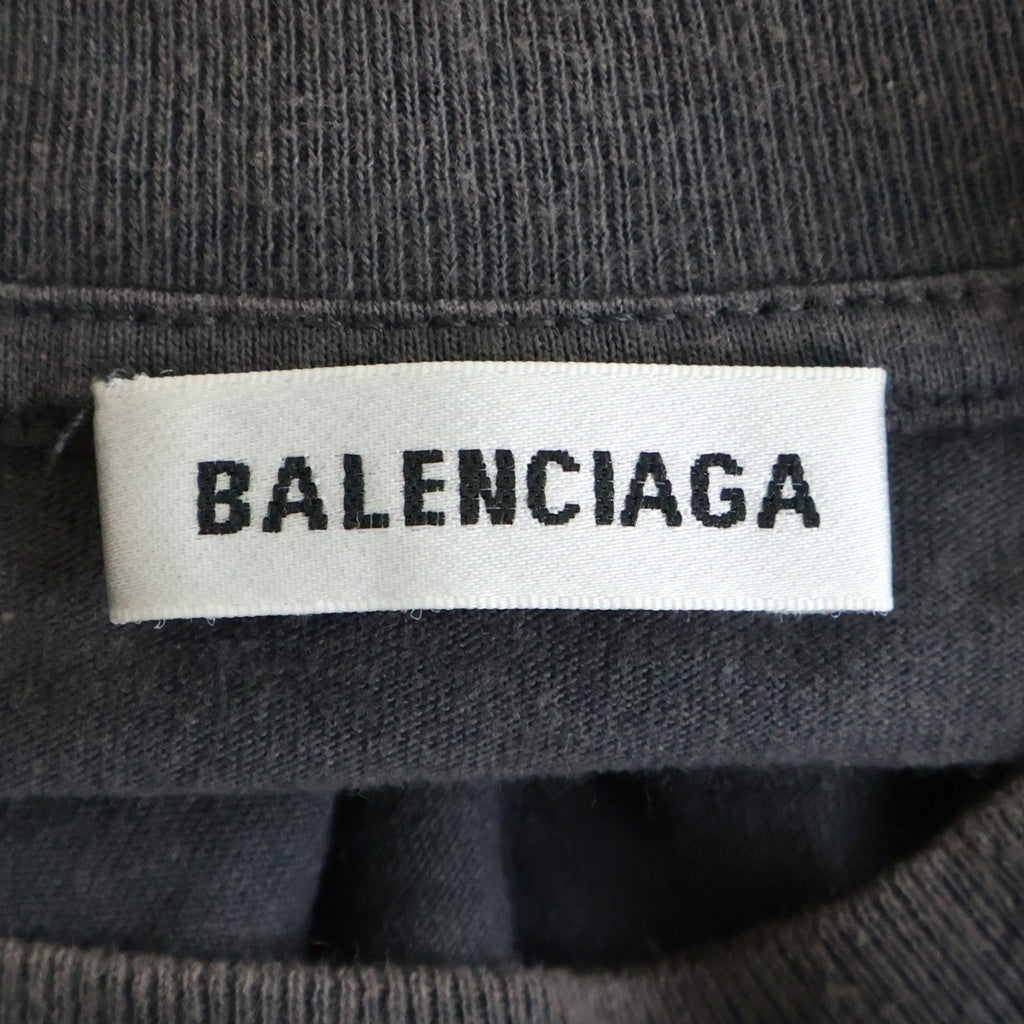BALENCIAGA(バレンシアガ) 18SS Speed Hunters スピード ハンターズ フォトプリント クルーネック半袖Tシャツカットソーブラック 541702 TCV38