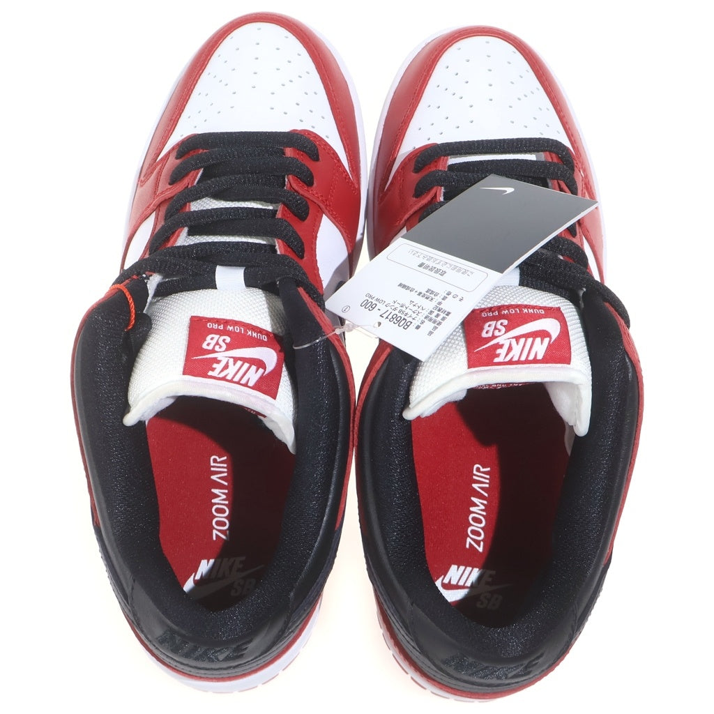 NIKE SB(ナイキエスビー) DUNK LOW PRO J PACK CHICAGO BQ6817-600 ダンク プロ ジェーパック シカゴ ローカットスニーカー ホワイト/レッド US9/27cm