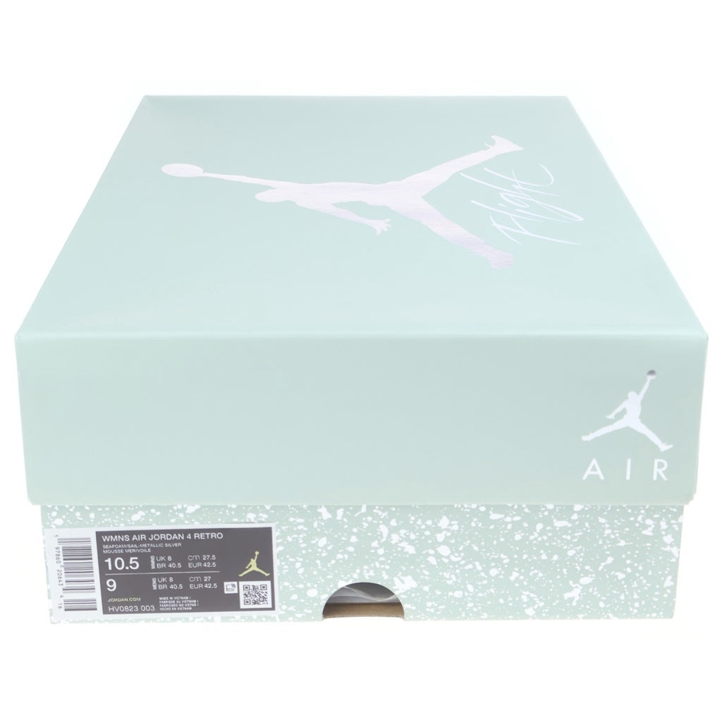 NIKE(ナイキ) WMNS AIR JORDAN4 RETRO ABUNDANCE HV0823-003 ウィメンズ エアジョーダン4 レトロ アバンダンス ハイカットスニーカー グリーン US10.5/27.5cm