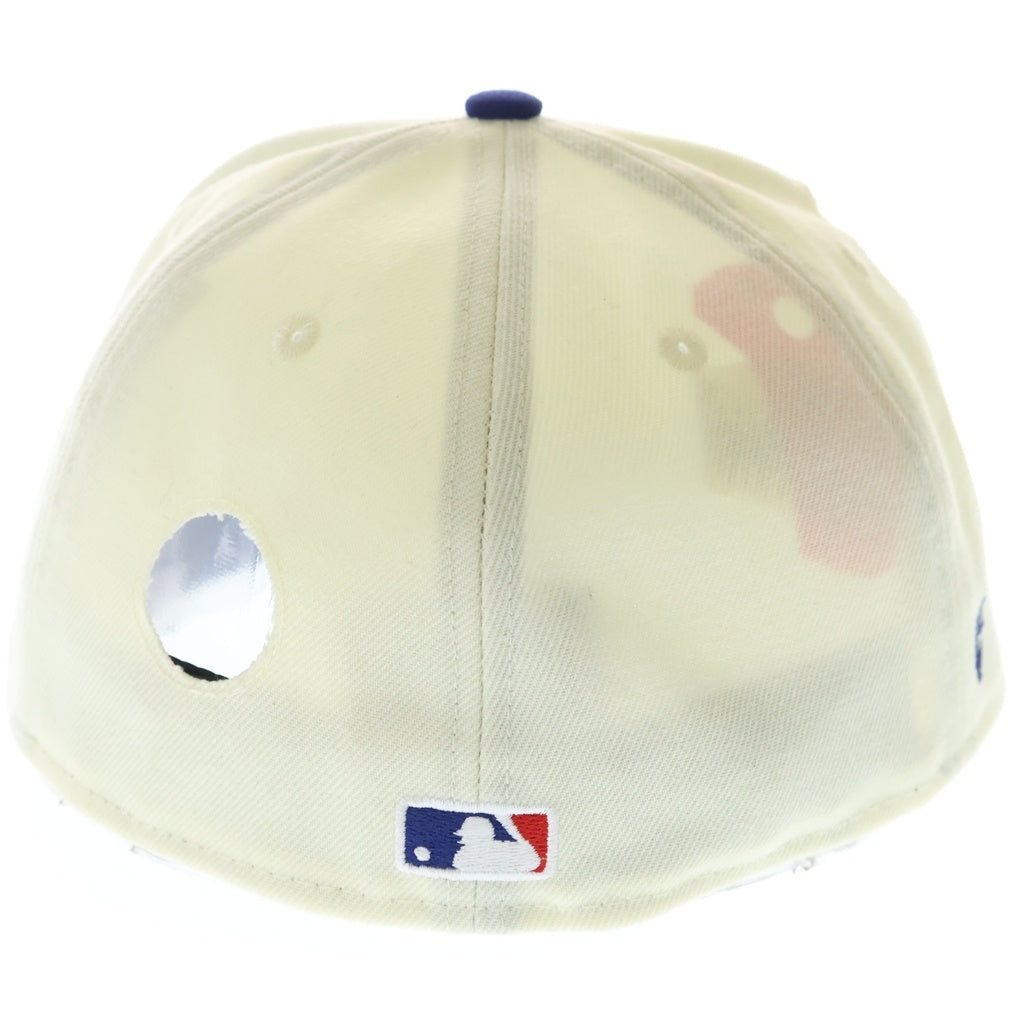 OFF-WHITE(オフホワイト) ×MLB ×New Era 59FIFTY ニューエラ ロサンゼルス ドジャース ベースボールキャップ 帽子 ホワイト/ブルー