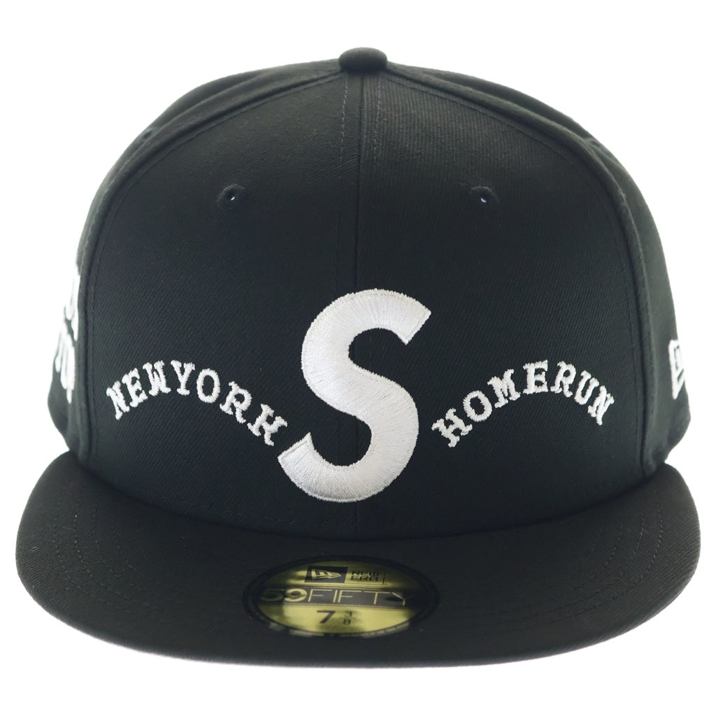SUPREME(シュプリーム) 25SS ×NEW ERA Homerun S Logo Baseball Cap ニューエラ ホームランSロゴ ベースボールキャップ ブラック