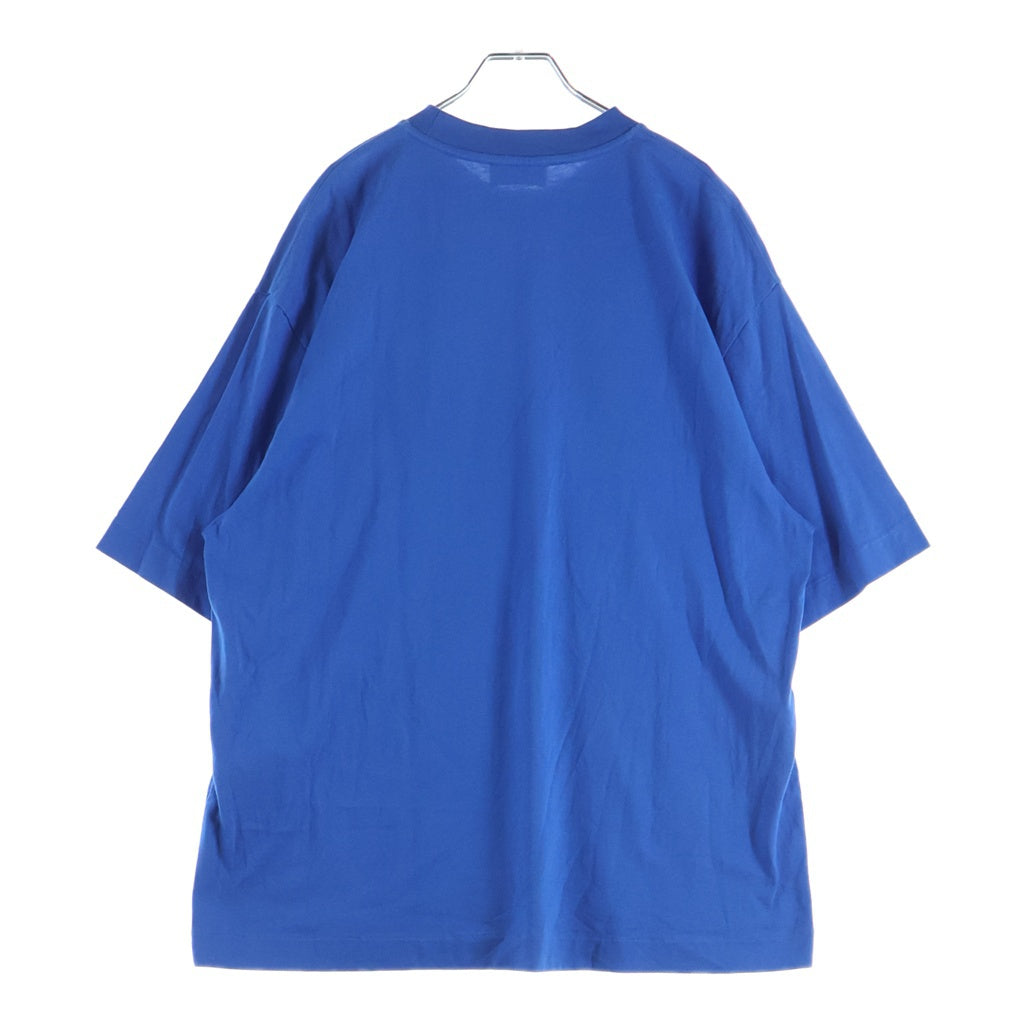 OFF-WHITE(オフホワイト) 24SS ナンバリング ロゴ プリントクルーネック 半袖Tシャツカットソーブルー OMAA120S24JER008