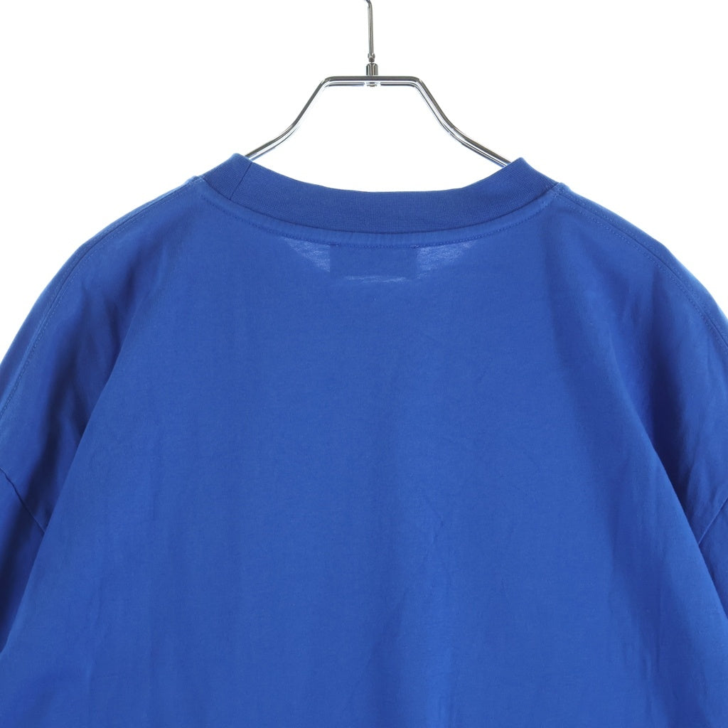 OFF-WHITE(オフホワイト) 24SS ナンバリング ロゴ プリントクルーネック 半袖Tシャツカットソーブルー OMAA120S24JER008