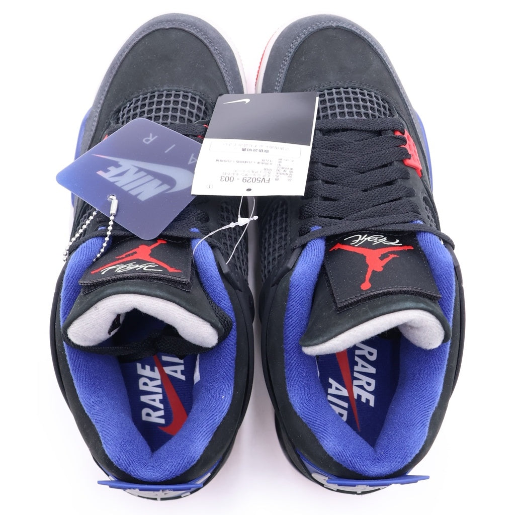 NIKE(ナイキ) AIR JORDAN 4 RETRO RARE AIR FV5029-003 エア ジョーダン 4 レトロ レア エア ハイカットスニーカー ブラック US8.5/26.5cm