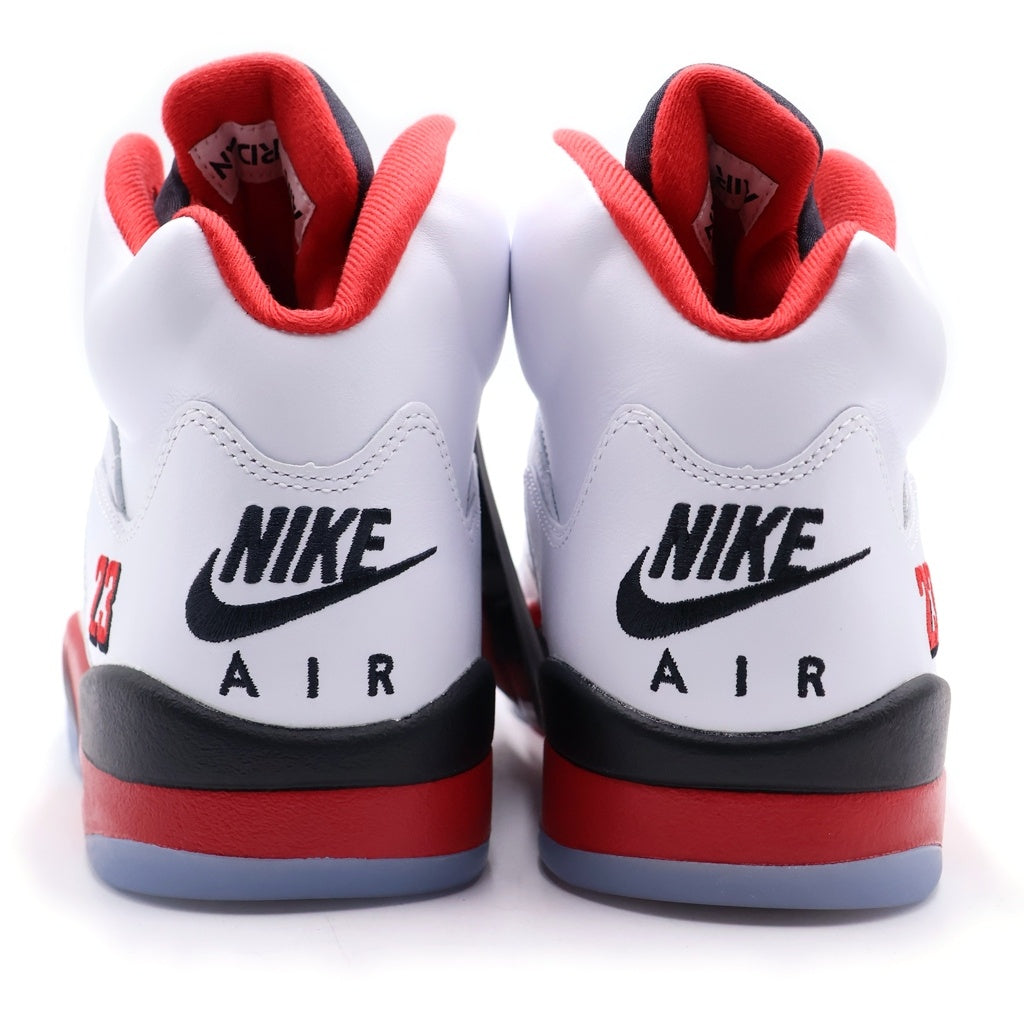 NIKE(ナイキ) AIR JORDAN 5 RETRO OG HQ7978-101 エアジョーダン 5 レトロ ハイカットスニーカー ホワイト/レッド US9/27cm