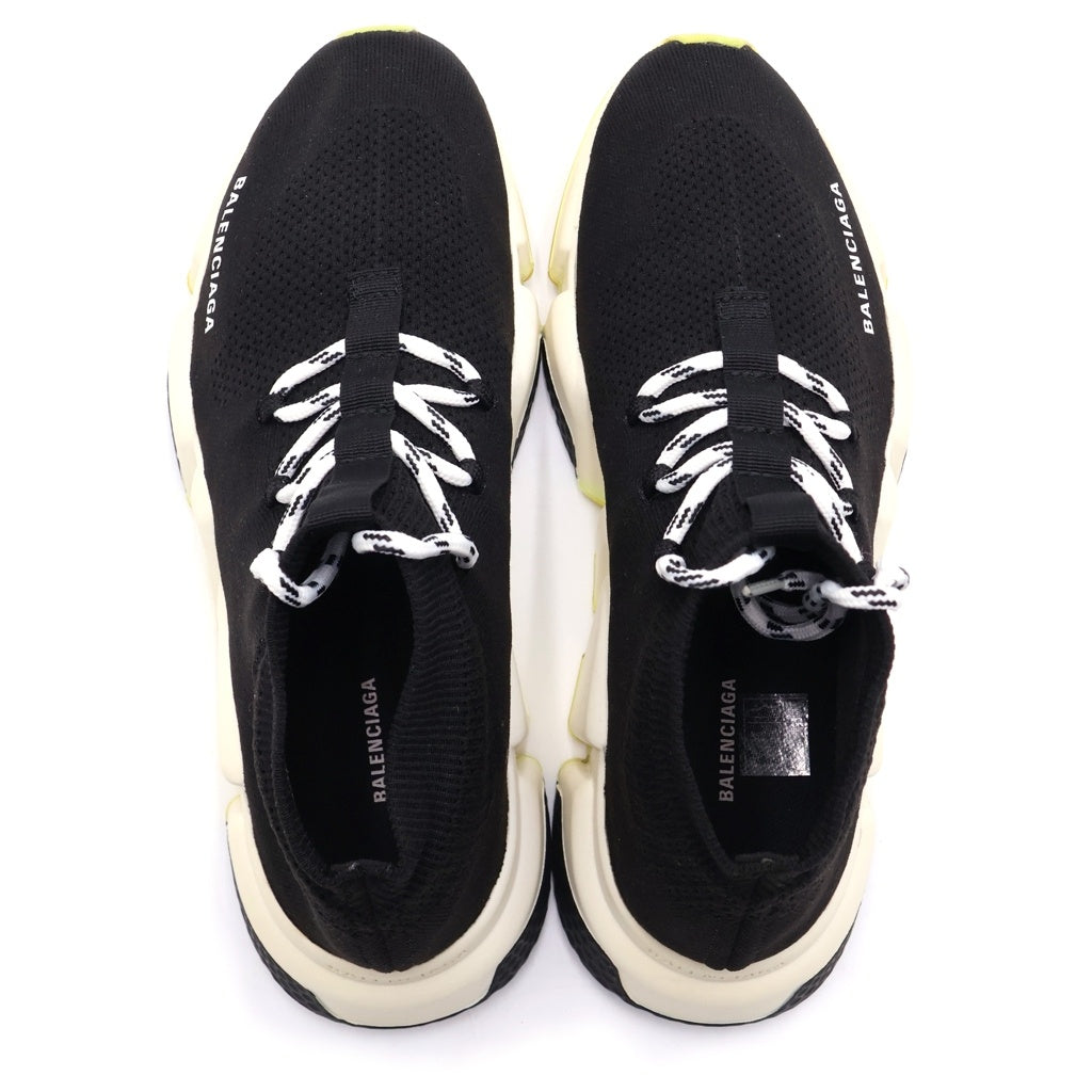 BALENCIAGA(バレンシアガ) Speed スピード トレーナー レースアップ ソックス ハイカットスニーカー ブラック/イエロー
