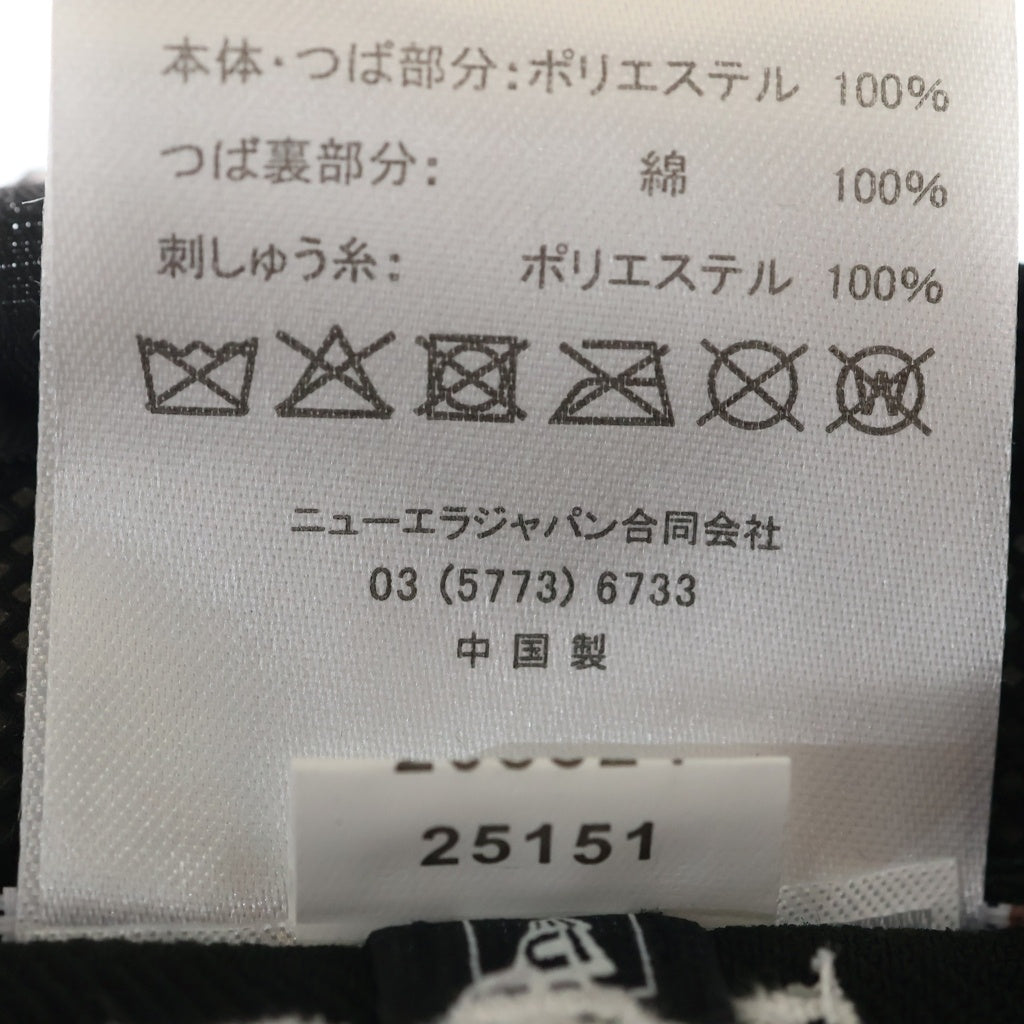HUF(ハフ) ×New Era 59FIFTY ニューエラ ロゴ刺繍 ベースボールキャップ 帽子 ブラック