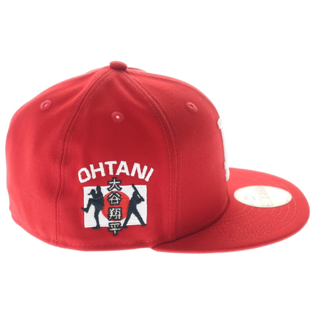 NEW ERA(ニューエラ) 59FIFTY OHTANI 大谷翔平 ロサンゼルス ドジャース ベースボール キャップ レッド