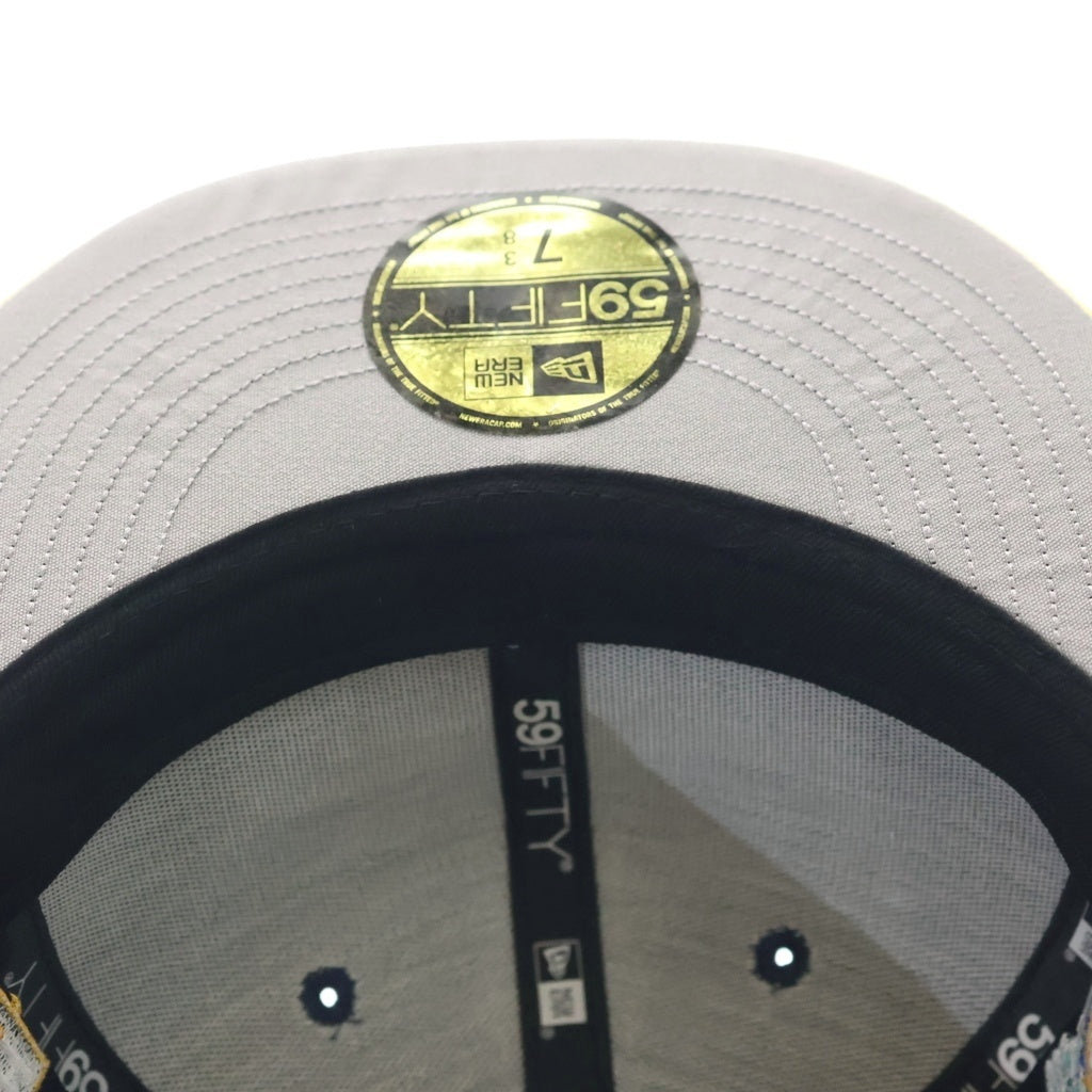 SUPREME(シュプリーム) 23AW ×New Era Championships Box Logo ニューエラ チャンピオンシップ ボックスロゴベースボールキャップ 帽子 イエロー/ネイビー