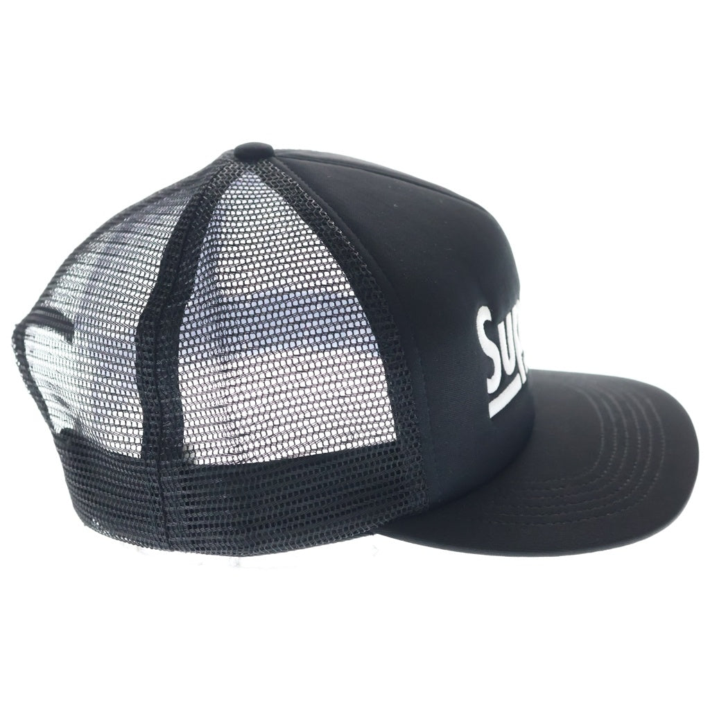 SUPREME(シュプリーム) 24AW Underline Mesh Back 5-panel Cap メッシュトラッカーキャップ 帽子 ブラック
