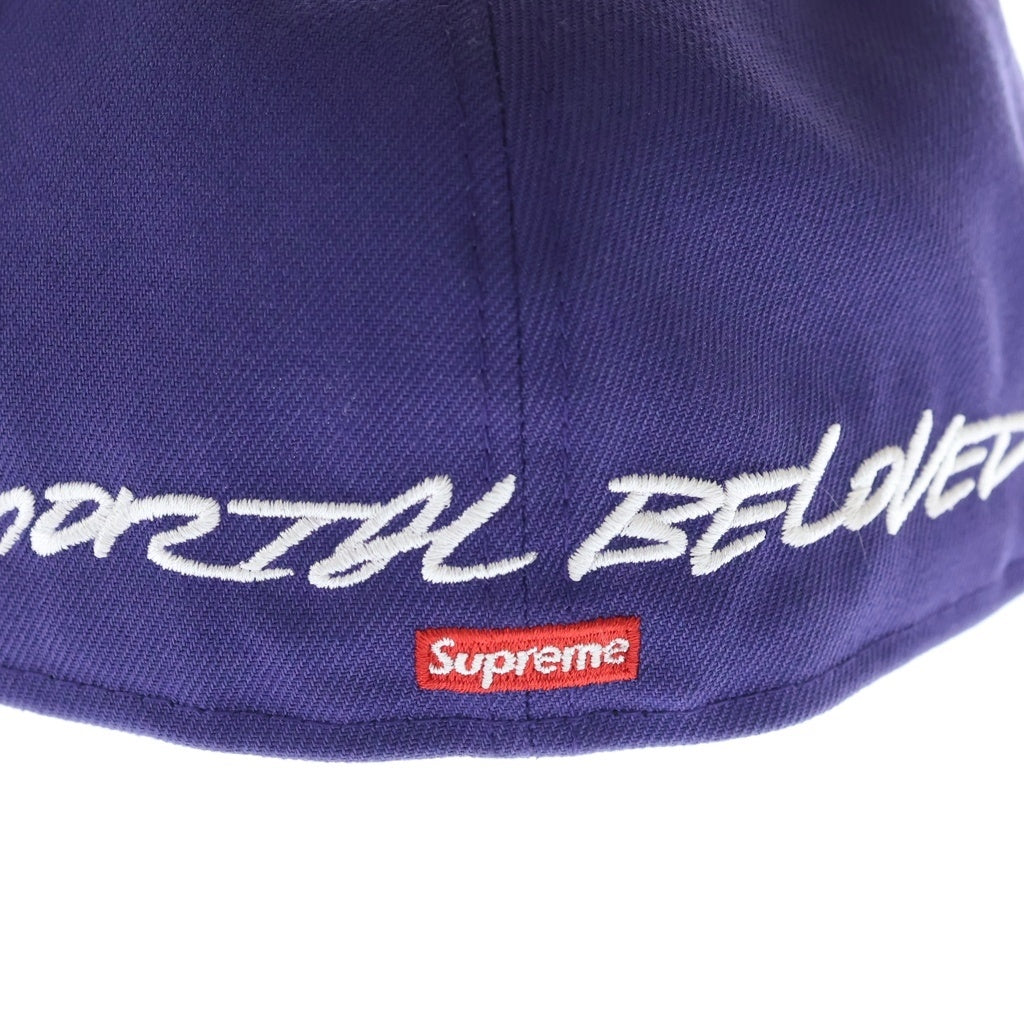 SUPREME(シュプリーム) ×NEW ERA Futura Cap ニューエラ フューチュラ ベースボール キャップ 帽子 パープル