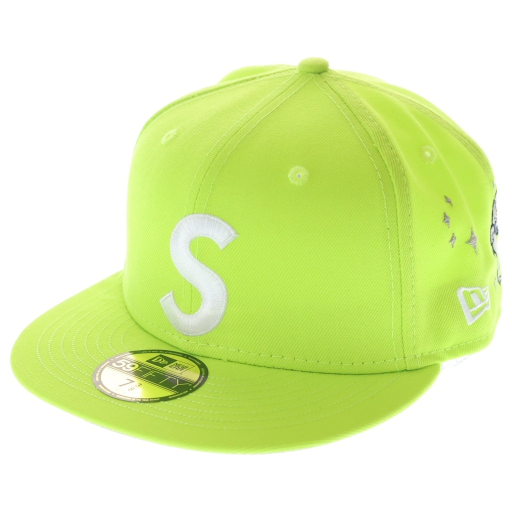 SUPREME(シュプリーム) 22SS ×New Era Characters S Logo ニューエラ キャラクターズ Sロゴ ベースボールキャップ 帽子 イエロー