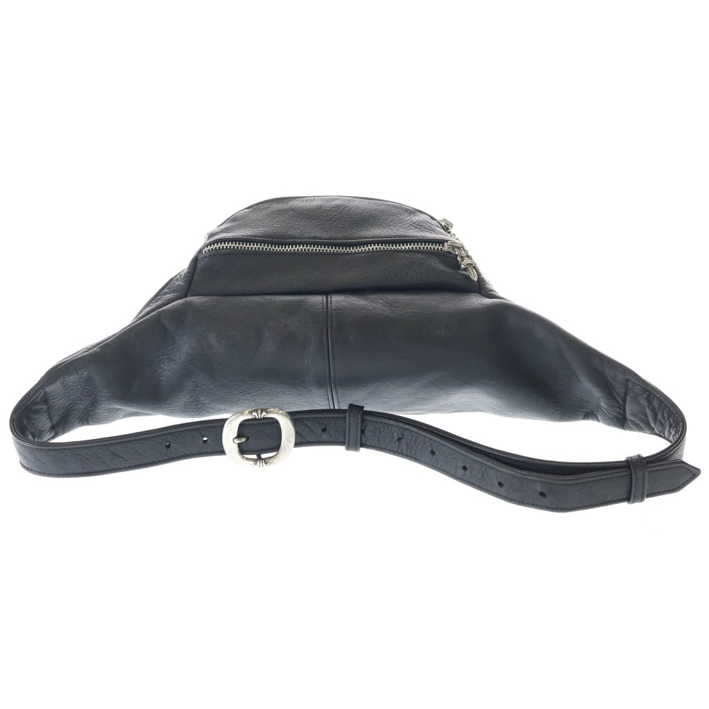 CHROME HEARTS(クロムハーツ) #1 SNAT PACK スナットパック ダガージップ ガンスリンガーベルト レザーウエストバッグ ブラック