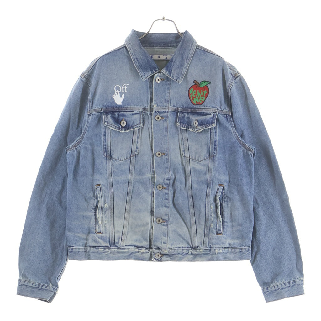 OFF-WHITE(オフホワイト) 21SS Apple Arrow Denim Jacket アップルアロー デニムジャケット インディゴ OMYE054S21DEN002