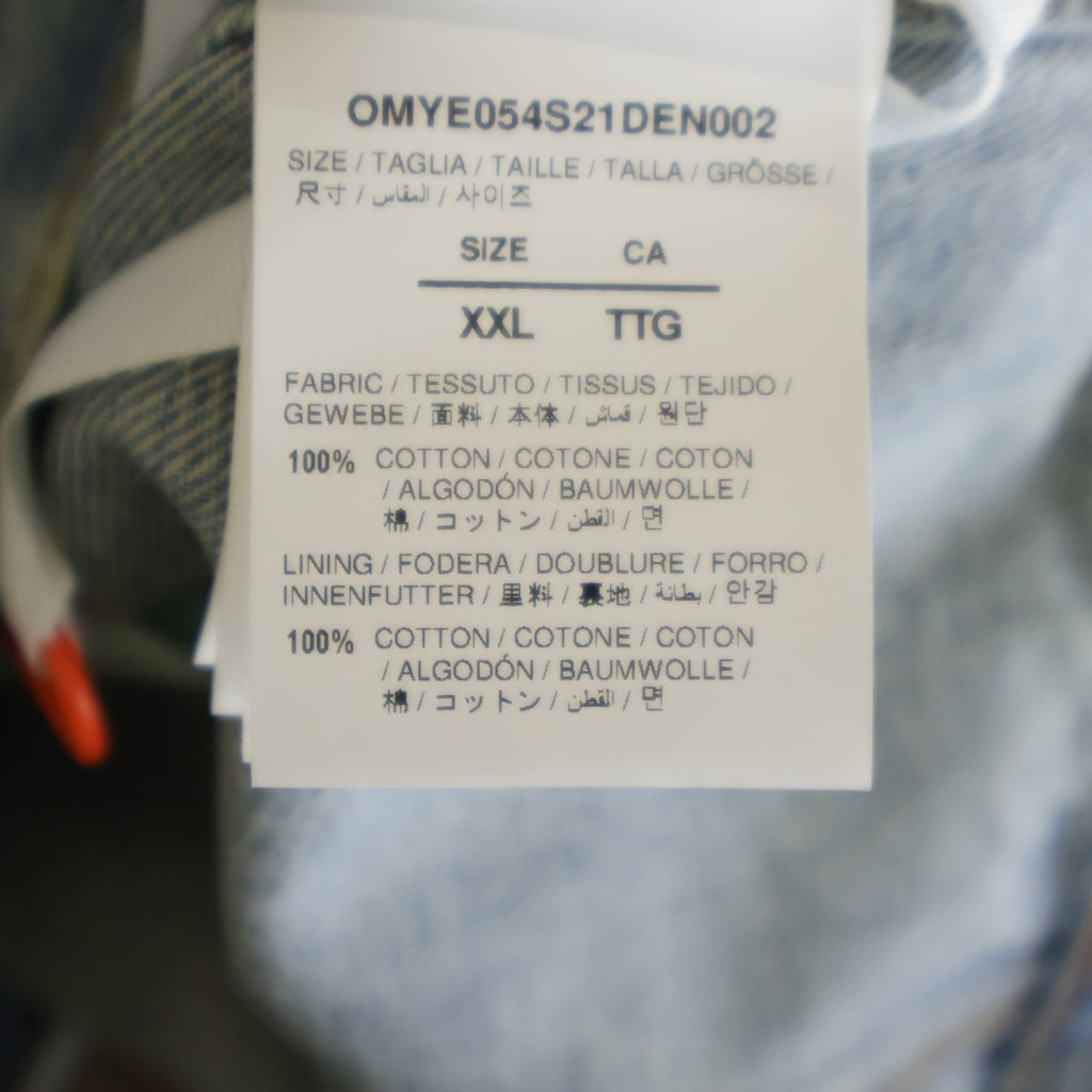 OFF-WHITE(オフホワイト) 21SS Apple Arrow Denim Jacket アップルアロー デニムジャケット インディゴ OMYE054S21DEN002