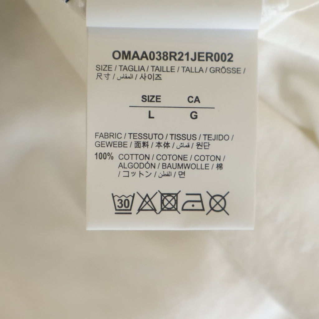 OFF-WHITE(オフホワイト) ペイント バックアロー 半袖Tシャツ ホワイト OMAA038R21JER002