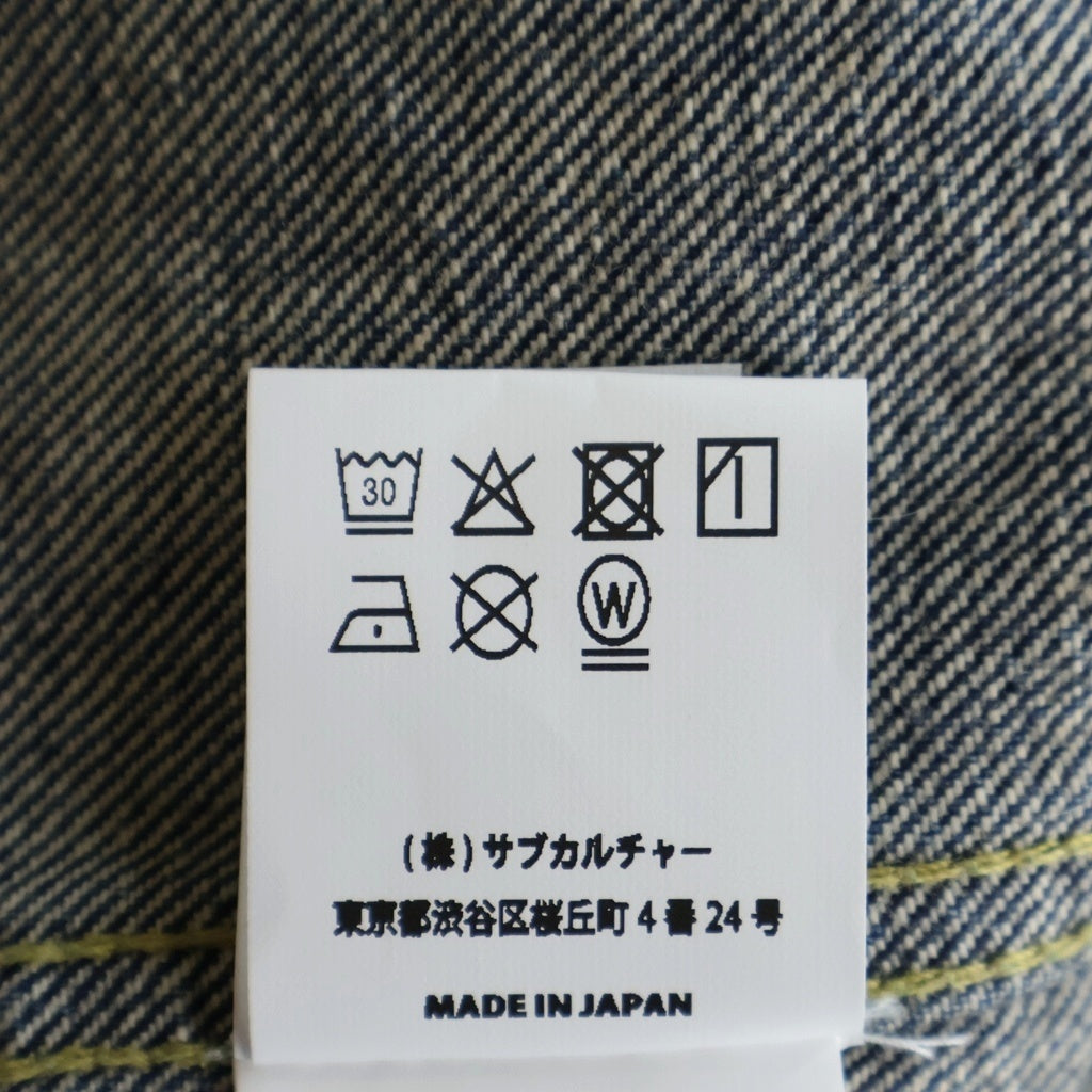 SUBCULTURE(サブカルチャー) S06XX SEOWORN IRON DENIM JACKET 1st ファーストタイプ ヴィンテージ加工 デニム ジャケット インディゴ SCJK-CL24