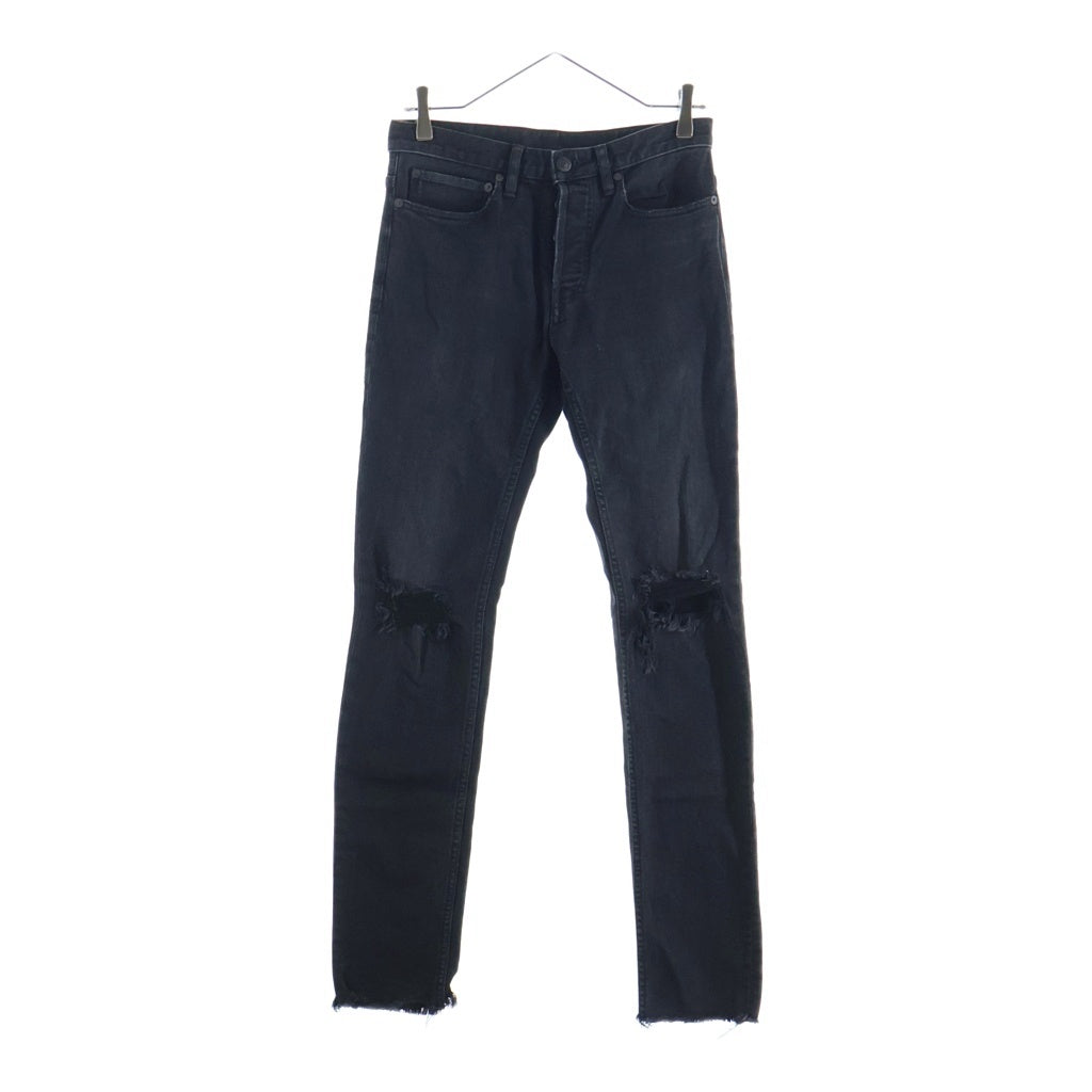 MINEDENIM(マインデニム) 107 S.Slim USD スキニー デニム パンツ ブラック FPK107NNGC-93-292-3