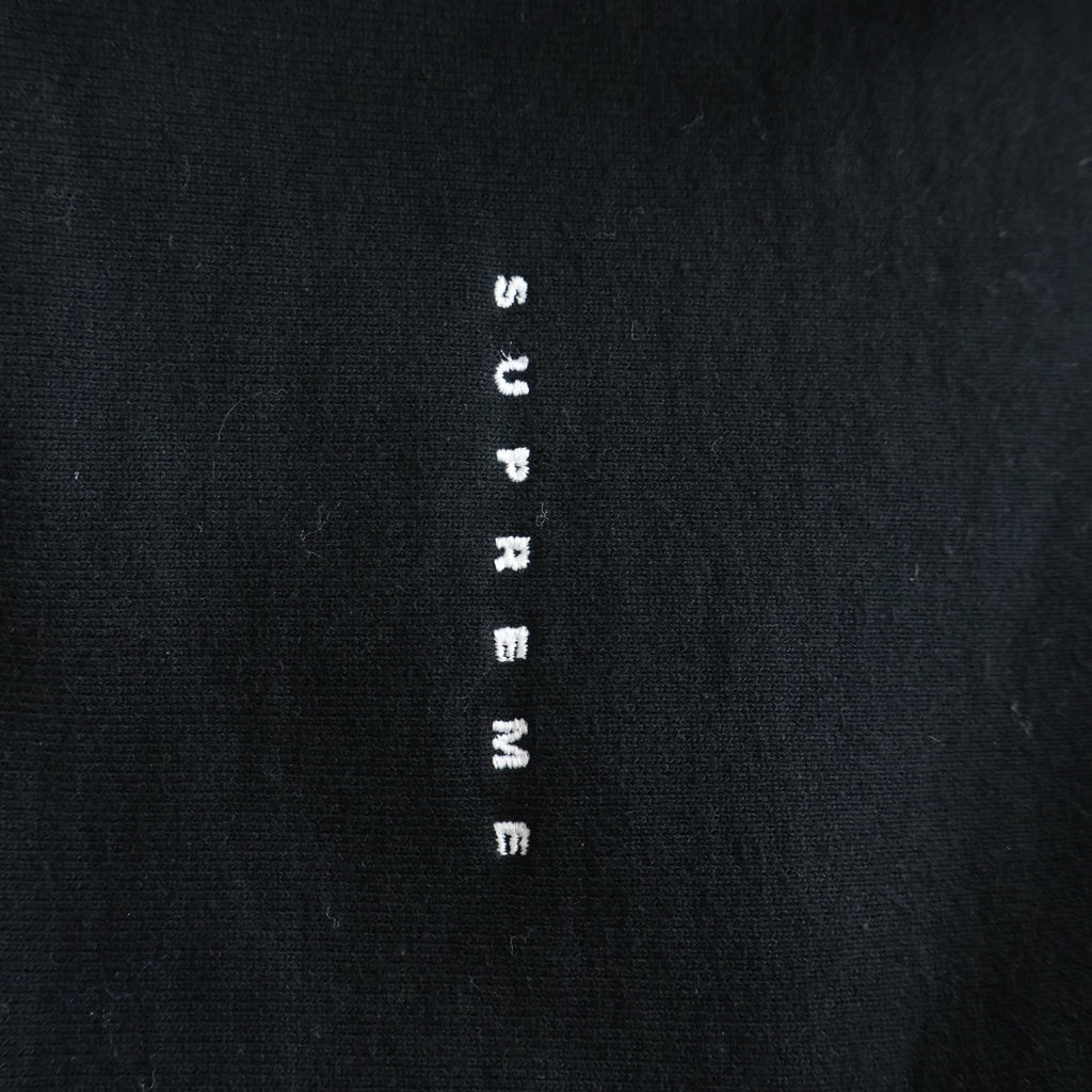 SUPREME(シュプリーム) 19AW Micro Logo Hooded Sweatshirt プルオーバースウェットパーカー ブラック