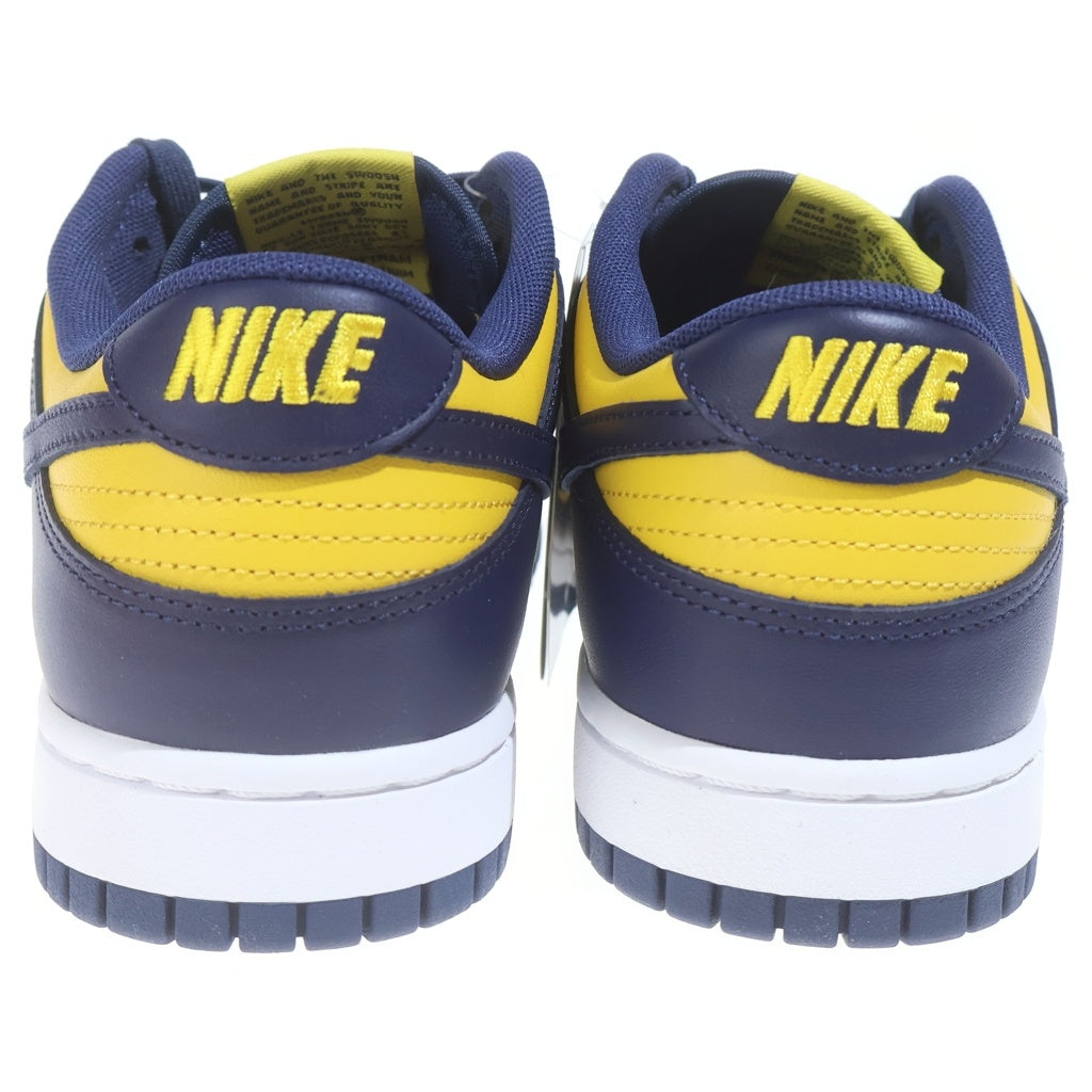 NIKE(ナイキ) DUNK LOW RETRO Michigan ダンク ローカットスニーカー ミシガン イエロー/ネイビー US9.5/27.5cm DD1391-700