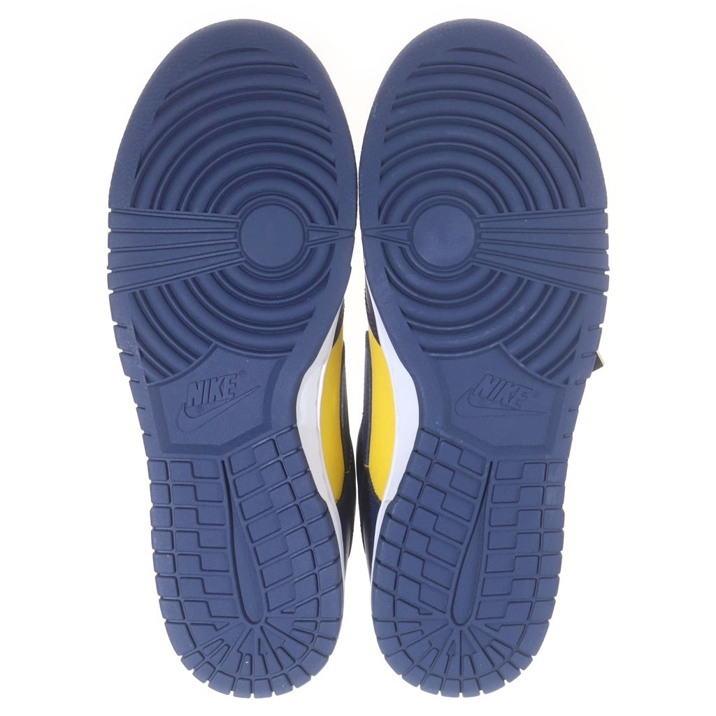 NIKE(ナイキ) DUNK LOW RETRO Michigan ダンク ローカットスニーカー ミシガン イエロー/ネイビー US9.5/27.5cm DD1391-700