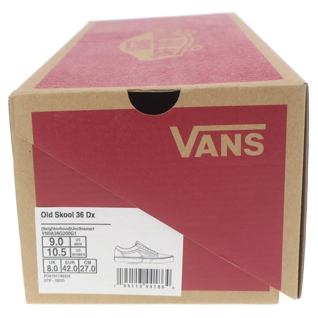 VANS(ヴァンズ) ×NEIGHBORHOOD × Mr.Cartoon OLD SKOOL ネイバーフッド ミスター・カートゥーン オールド スクール ローカットスニーカー ブラック US9/27cm