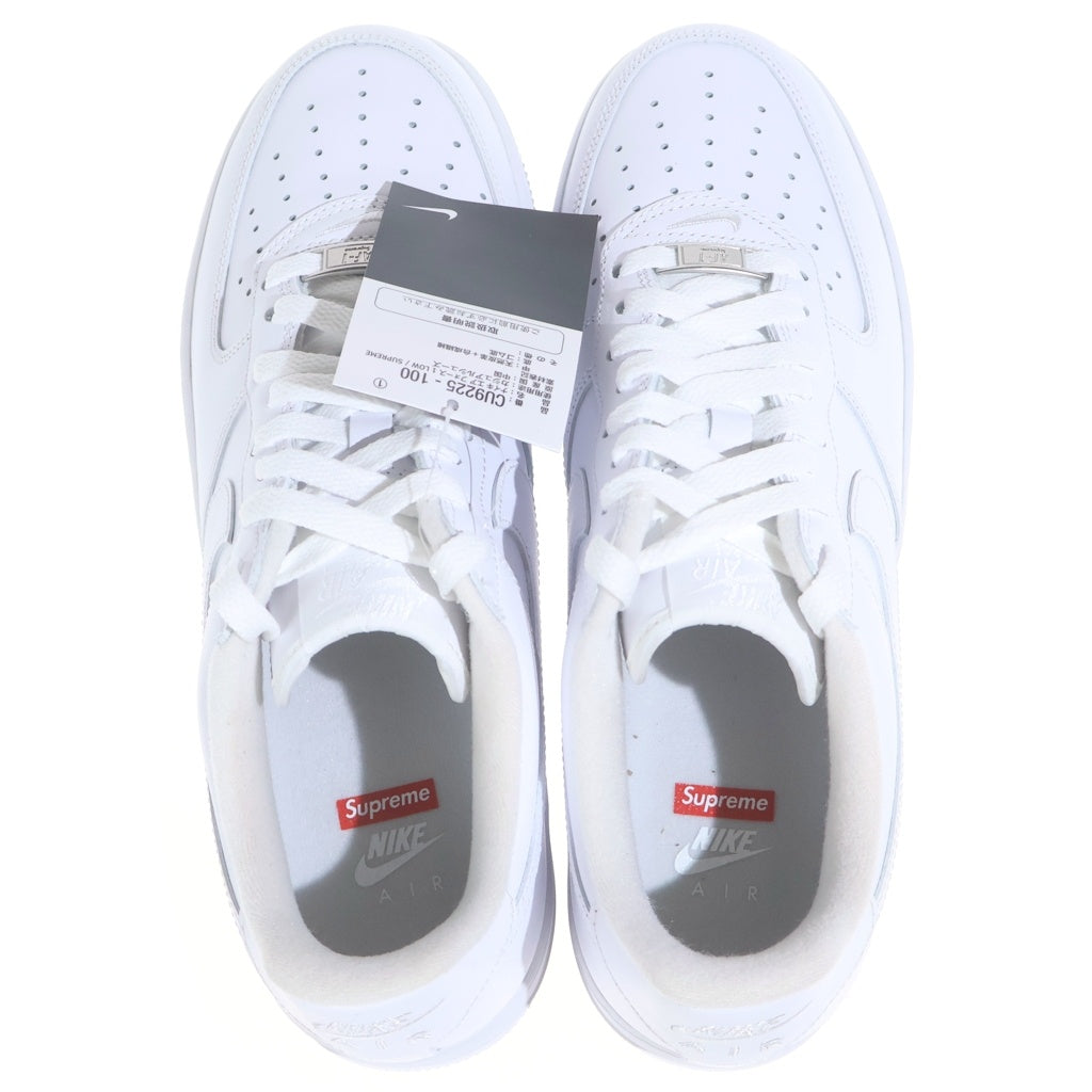 NIKE(ナイキ) ×Supreme Air Force 1 Low シュプリーム エアフォース1 ローカットスニーカー ホワイト US9/27cm CU9225-100