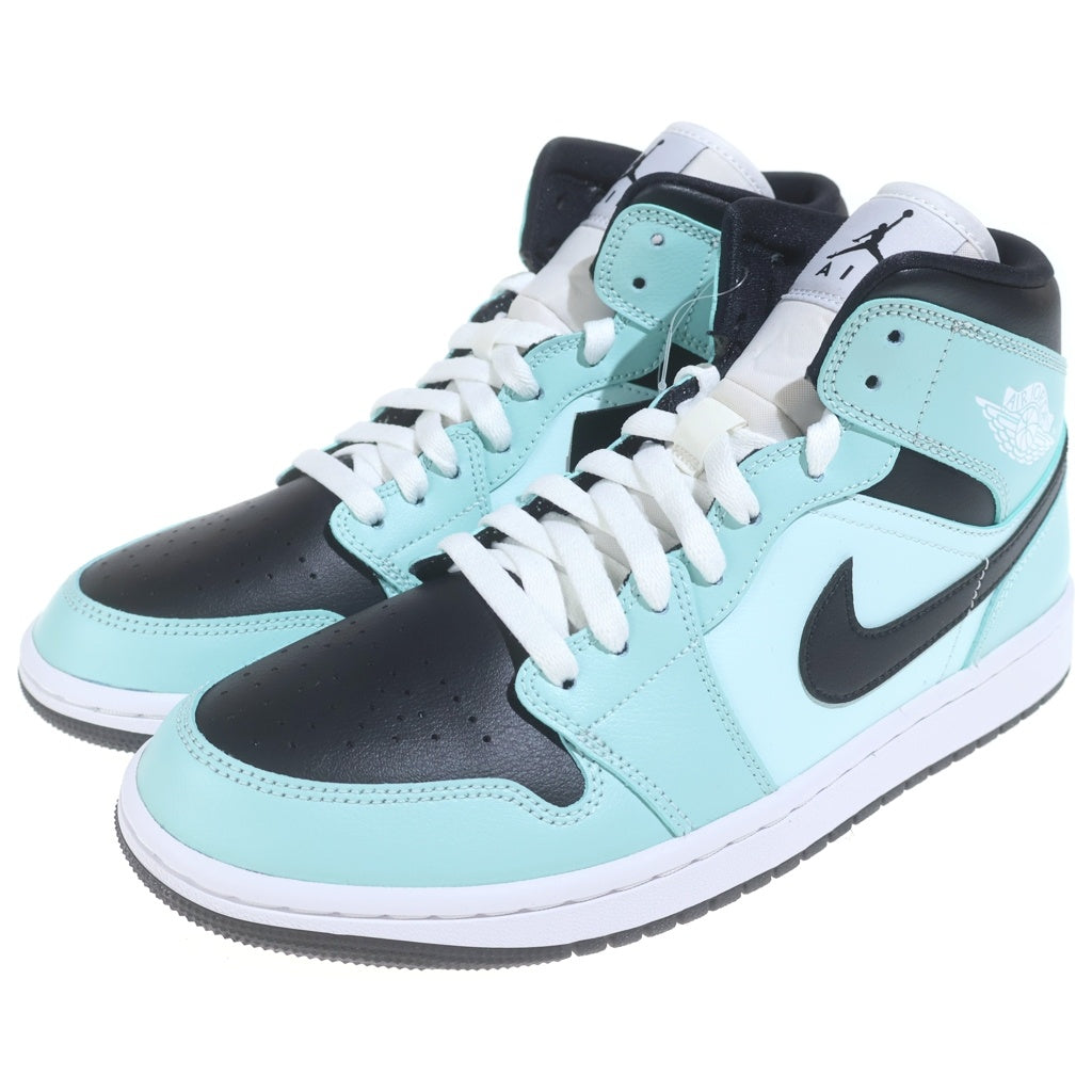 NIKE(ナイキ) Women's Air Jordan 1 Mid Aqua Blue ウィメンズ エアジョーダン1 ミッドカットスニーカー アクアブルー US10/27cm BQ6472-300
