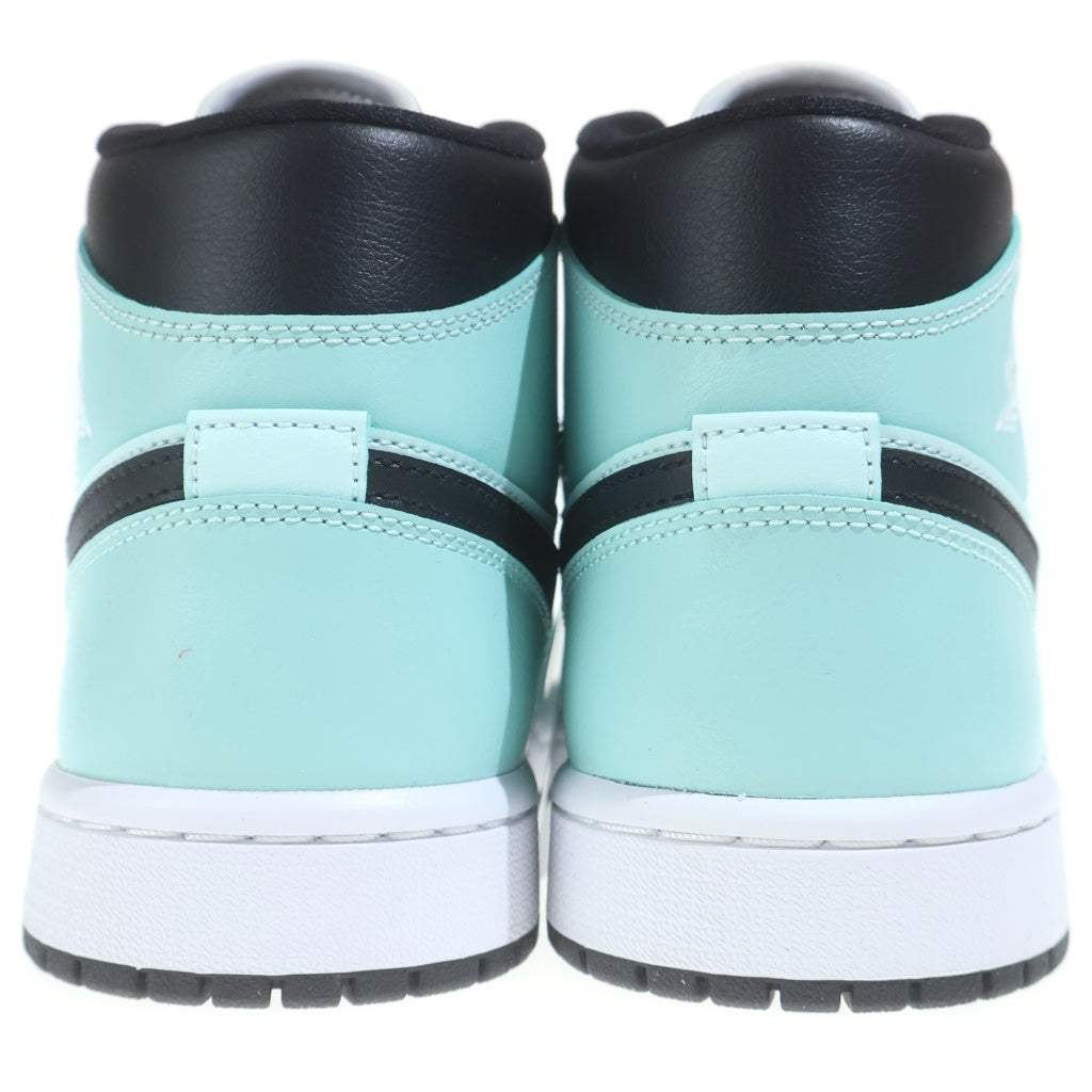 NIKE(ナイキ) Women's Air Jordan 1 Mid Aqua Blue ウィメンズ エアジョーダン1 ミッドカットスニーカー アクアブルー US10/27cm BQ6472-300