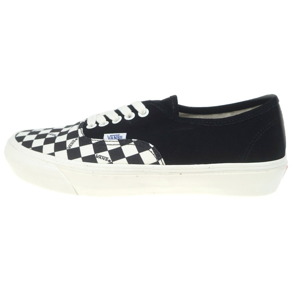 VANS(ヴァンズ) Authentic LX Black Checkerboard Toe VN0A45JJVQA オーセンティック チェッカートゥ ローカットスニーカー ブラック US8.5/26.5cm