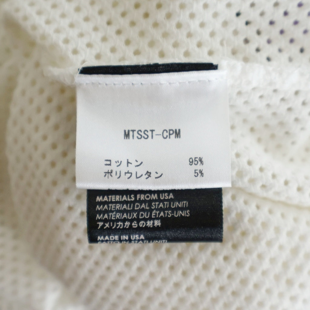 AMIRI(アミリ) Panther Print Mesh パンサープリント メッシュ半袖Tシャツ ホワイト MTSST-CPM
