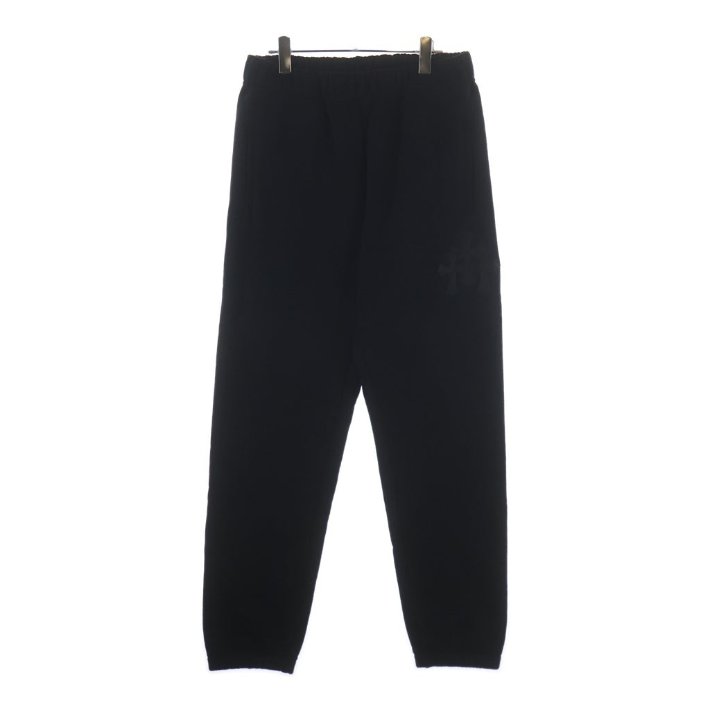 CHROME HEARTS(クロムハーツ) Y NOT SWEAT PANTS ワイノット セメタリークロスパッチ スウェット ロングパンツ ブラック