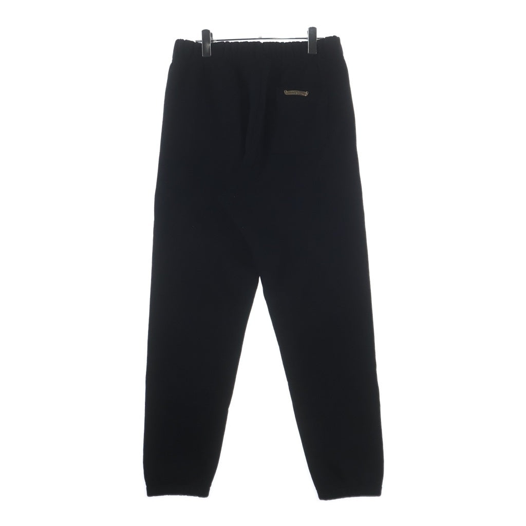 CHROME HEARTS(クロムハーツ) Y NOT SWEAT PANTS ワイノット セメタリークロスパッチ スウェット ロングパンツ ブラック