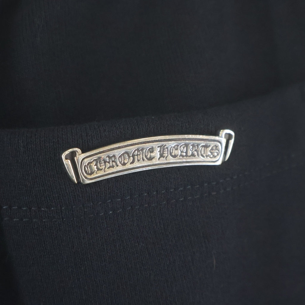 CHROME HEARTS(クロムハーツ) Y NOT SWEAT PANTS ワイノット セメタリークロスパッチ スウェット ロングパンツ ブラック