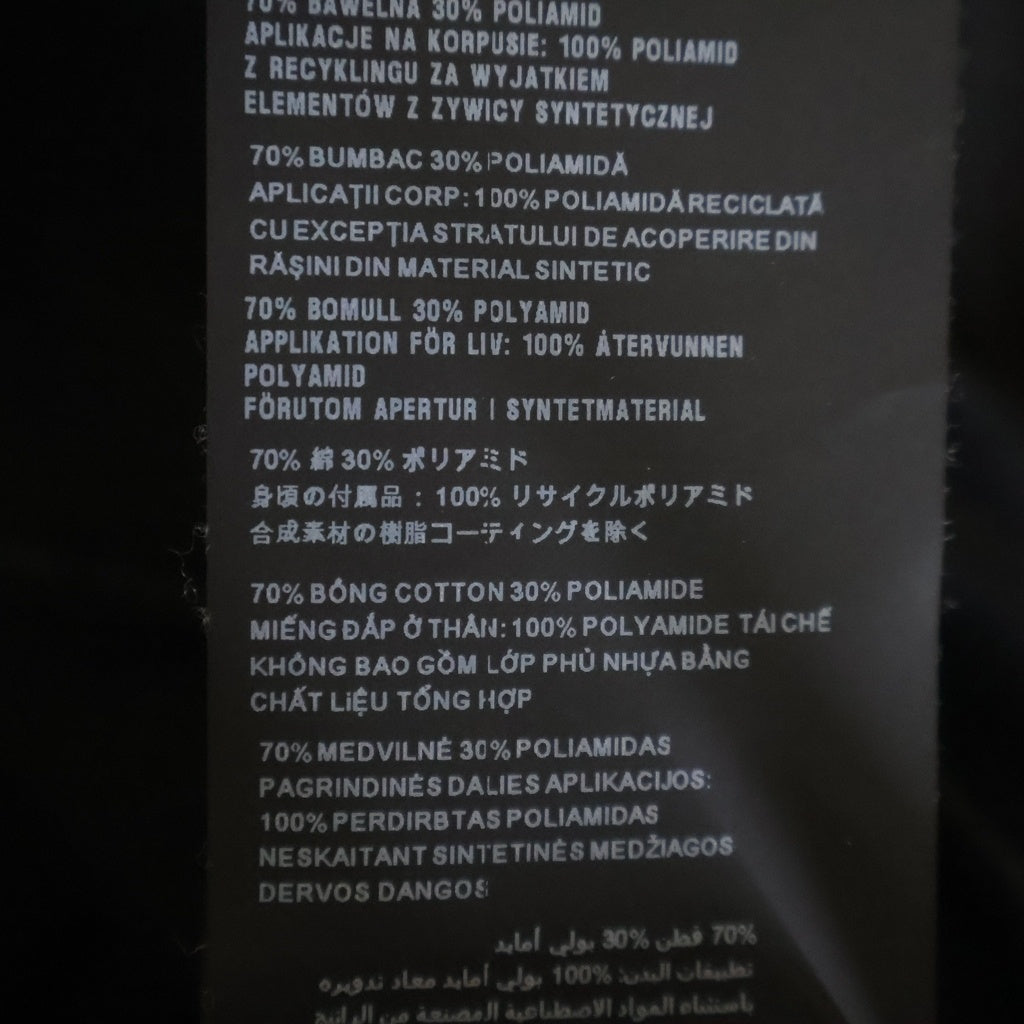 PRADA(プラダ) RE-NYLON リナイロン トライアングルロゴプレート テクニカルコットン プルオーバースウェットトレーナー ブラック UJL30A