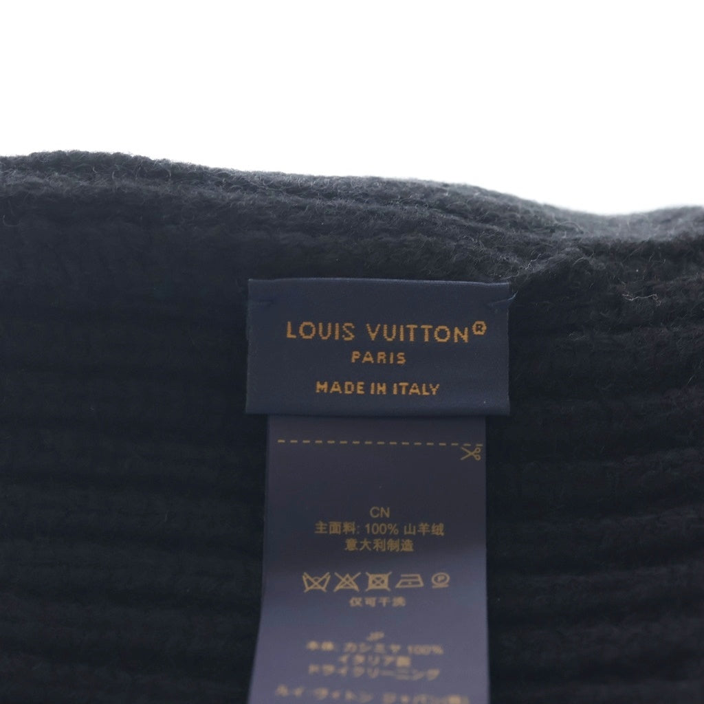 LOUIS VUITTON(ルイヴィトン) LV スパーク カシミア ビーニー ニット帽 帽子 ブラック M77877