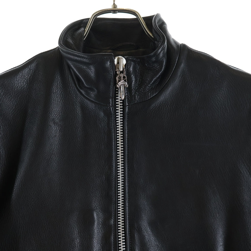 CHROME HEARTS(クロムハーツ) PRFCT LTHR パーフェクトレザー シングルライダースジャケット ブラック
