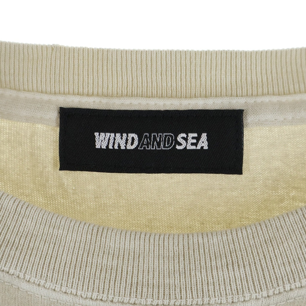 WIND AND SEA(ウィンダンシー) NIRVANA IN UTERO ニルヴァーナ 半袖Tシャツ ベージュ WDS-O-NVN-25-Q4-03