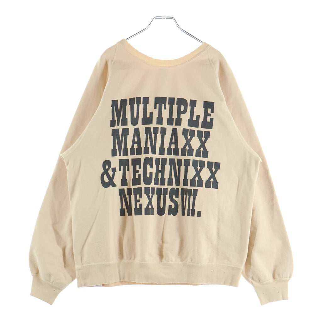 NEXUS7(ネクサスセブン) 25AW ARIES CrewSweat 牡牛座 クルーネック スウェットトレーナー ベージュ R0A-NNK-C0G