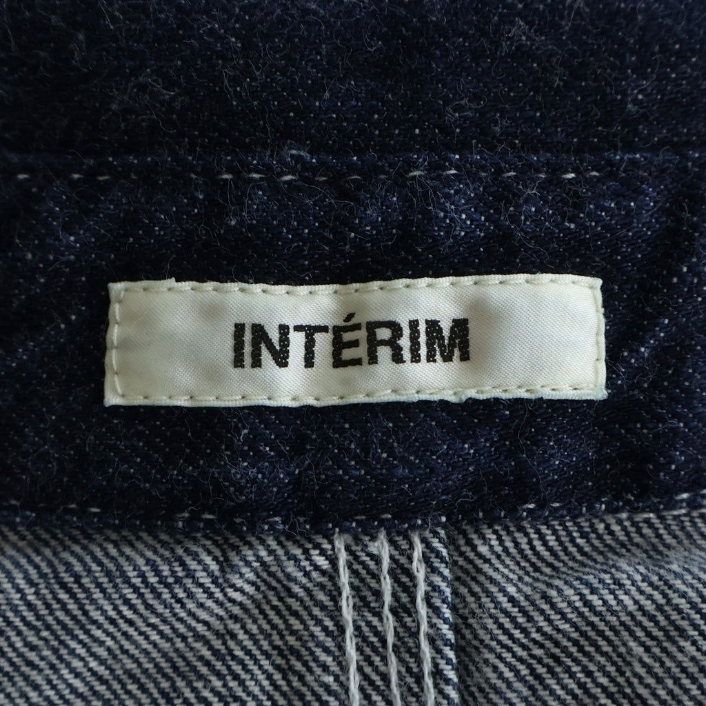 INTERIM(インテリム) 26SS ZIMBABWE COTTON SHUTTLE DENIM 1st HERCULES COVERALL ジンバブエコットン シャトル デニム 1st ヘラクレス カバーオール インディゴ IT26S041