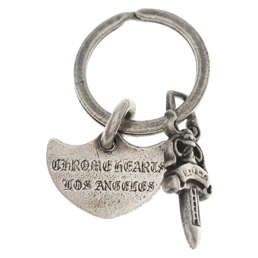 CHROME HEARTS(クロムハーツ) SHIELD LOSANGELES & DAGGER ロサンゼルス シールド ダガー キーリング シルバー