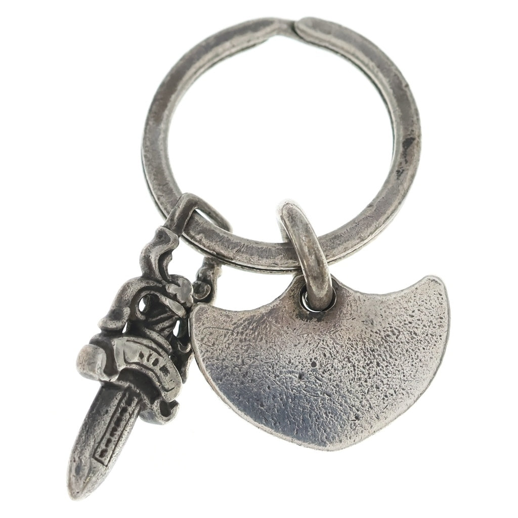 CHROME HEARTS(クロムハーツ) SHIELD LOSANGELES & DAGGER ロサンゼルス シールド ダガー キーリング シルバー